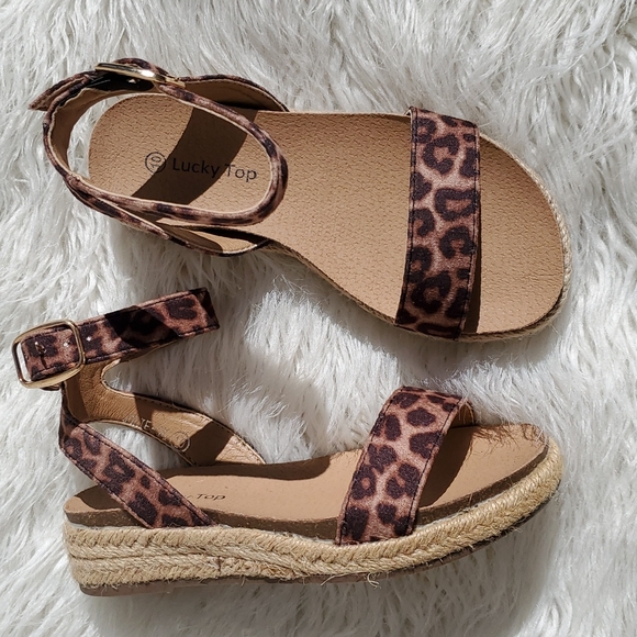 Leopard Espradilles Sandals - Picture 2 of 3